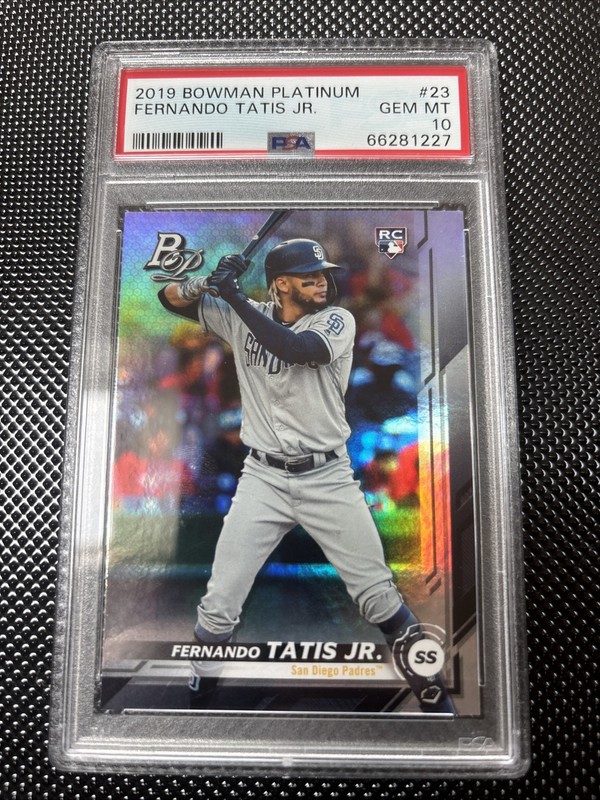 2019 Bowman Platinum Fernando Tatis Jr PSA 10