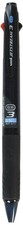 Uni Ballpoint Pen Jetstream 3 Color Black, Red, Blue Ink 0.5mm, Transparent B...