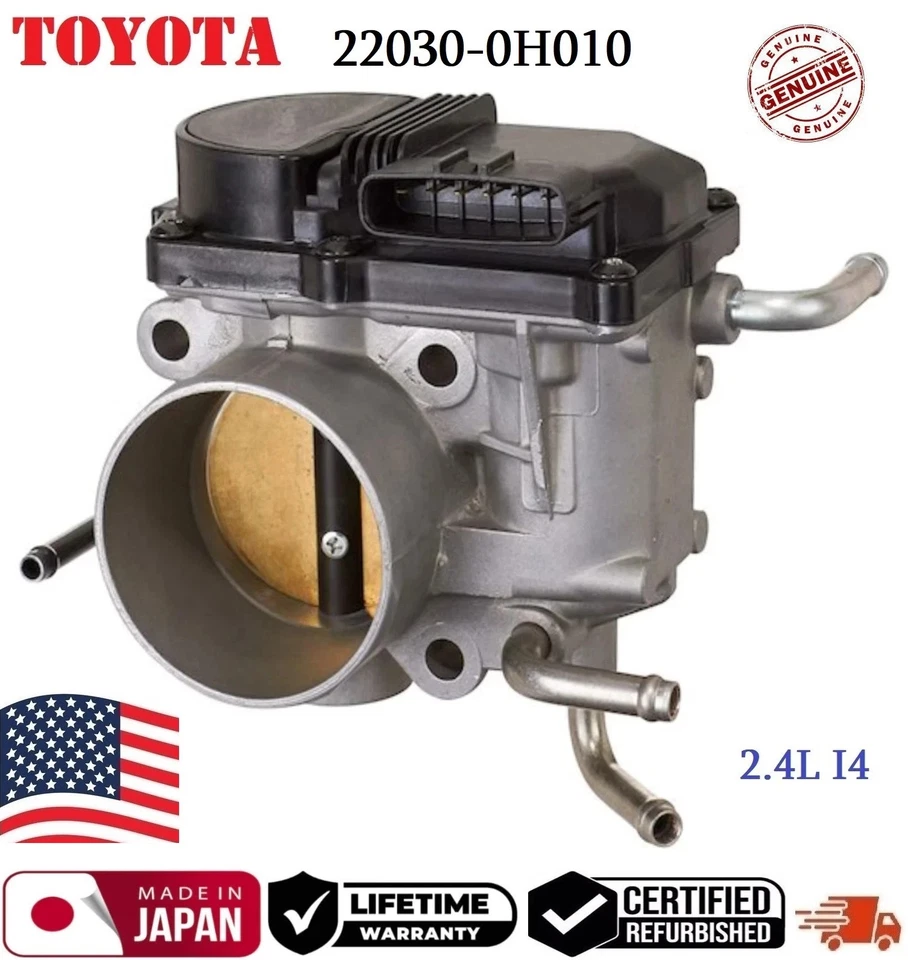 ✅ Cuerpo de acelerador GENUINO para Toyota Camry Solara 2002-2003 2,4 L I4 #22030-0H010 Foto 3 de 4