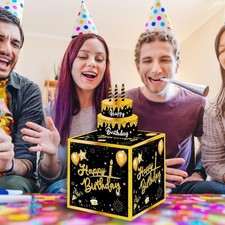 Decorative Birthday Money Box Pull Out Card Surprises Gift Box Party Decoration