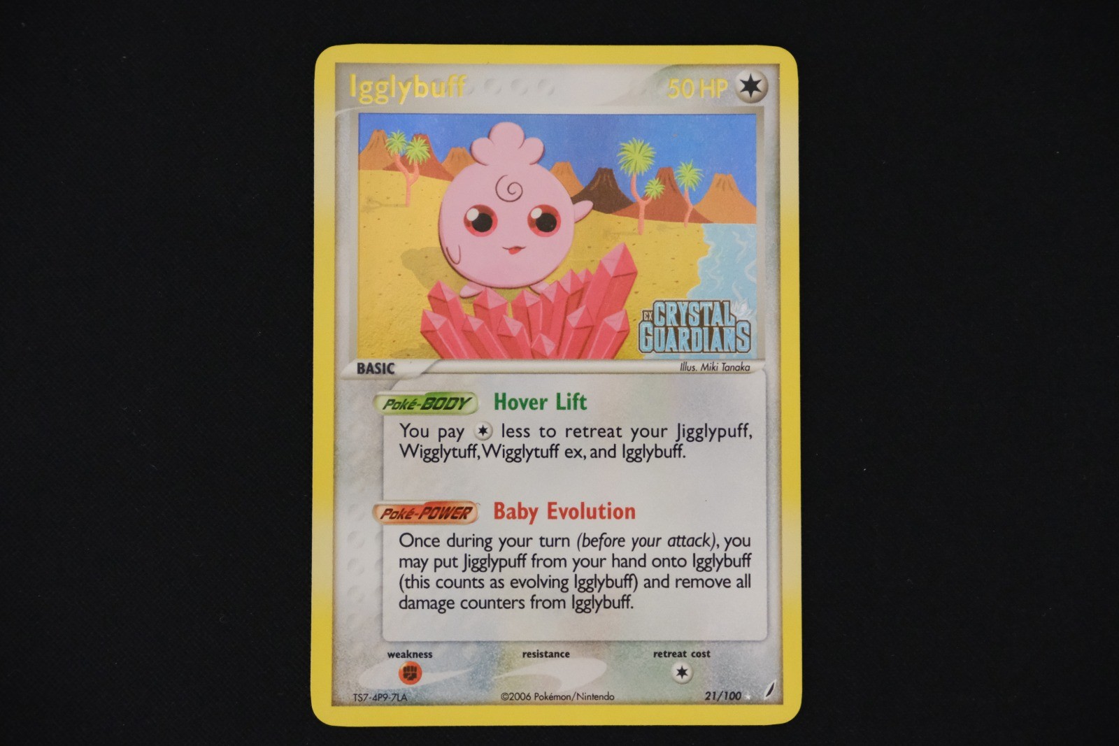 Igglybuff Rare Crystal Guardians 21/100 NM