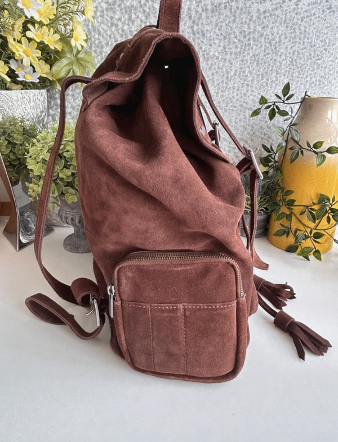 Dr Martens Big Slouch Backpack in E.H Suede - Chocolate *Very Rare* image 5
