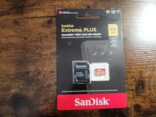 SanDisk Extreme PLUS 512GB microSDXC Memory Card SDSQXBD-512G-AN6MA BRAND NEW 