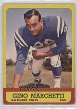 1963 Topps Gino Marchetti (Purple Sky) #8 HOF 09jb