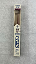 Vintage 1993 Oral B Advantage Plaque Remover Straight Toothbrush Pink 35 Soft