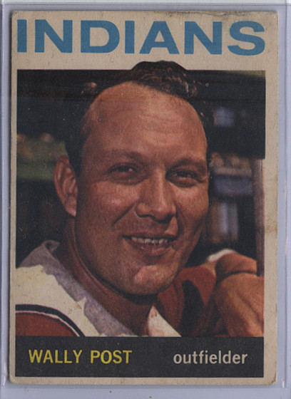 1964 Topps Venezuela Venezuelan #253 Wally Post Indians
