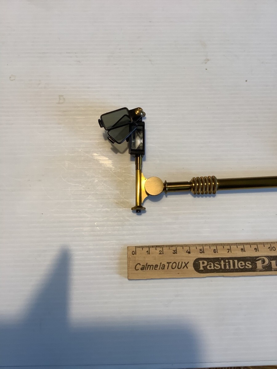 Chambre claire universelle - Camera lucida, Laiton doré, Ing