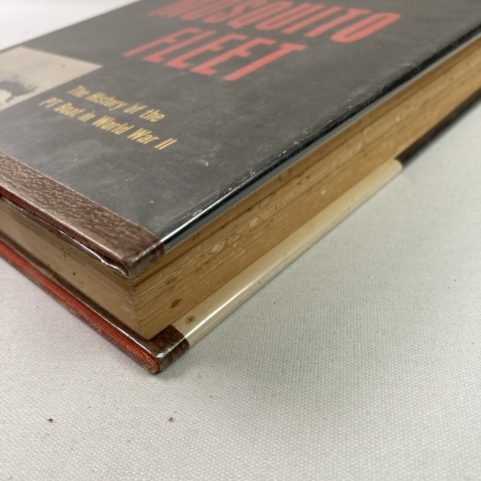 Berm Keating The Mosquito Fleet Hardcover PT Boat World War 2 1963 HCDJ