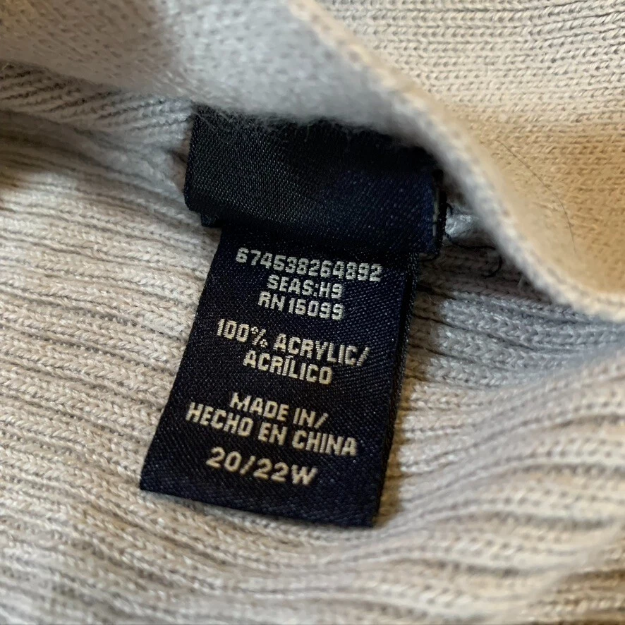 Cárdigan suéter gris manga 3/4 ligero Canyon River Blues para mujer 20/22 W Foto 3 de 4