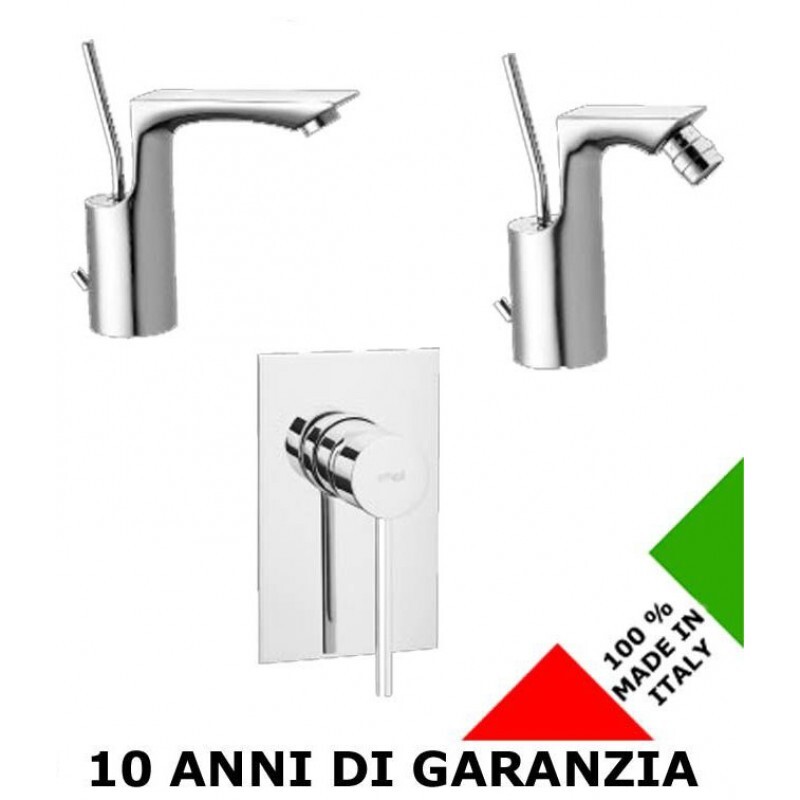 Mitigeurs bidet Lares 2 Effepi avec mousseur orientable économie d'eau