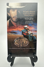 Pure Country VHS George Strait Bright Lights Hit Songs New Sealed WB Watermarks
