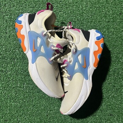 Size Nike React Presto White Multi Men's No Box SUPER CLEAN! SHIPS  FAST!