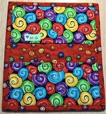 Quilted Fabric Checkbook Covers - Handcrafted in the USA - Various Designs