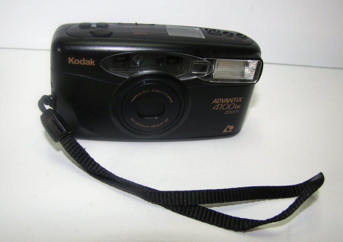 KODAK Advantix 4100ix Zoom APS Film Camera - Black - Works
