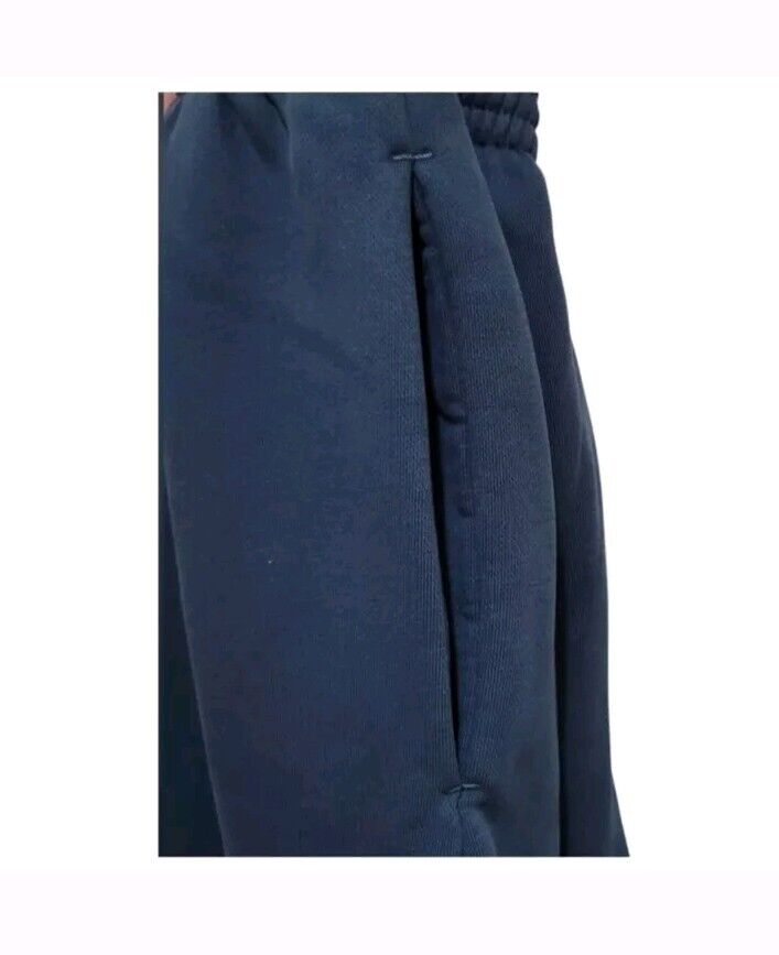 Yeezy Gap Dark Blue Heavy Wide Leg Sweatpants Men 06 FLEECE Yeezy Gap Dark Blue Heavy Wide Leg Sweatpants Men 06 FLEECE