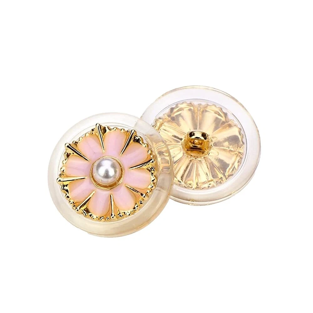 Botones de Costura Botones vástago de Flor de Acrílico