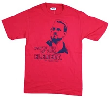 The Big Lebowski Adult New T-Shirt  -Walter Says You're Out of Your Element