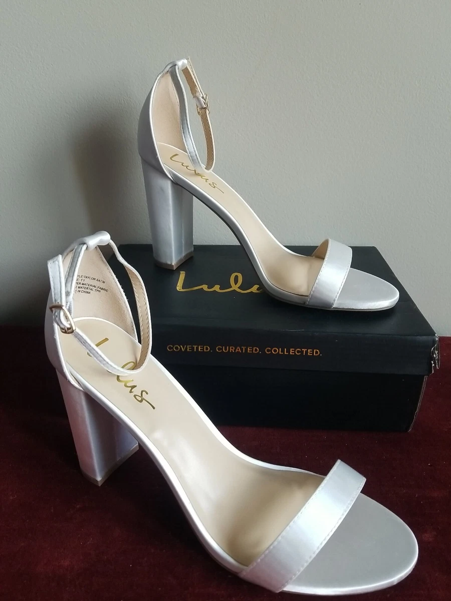 White Stiletto Heels - Ankle Strap Sandals - Open-Toe Heels - Lulus