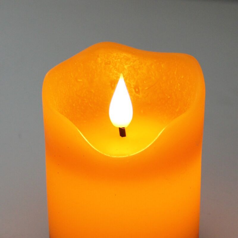 Jesus Herz LED Gebetskerze - Batteriebetrieben Mit Fernbedienung 15,2cm