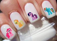 My Little Pony Nail Art Stickers Transfers Decals Set of 46 - A1219
