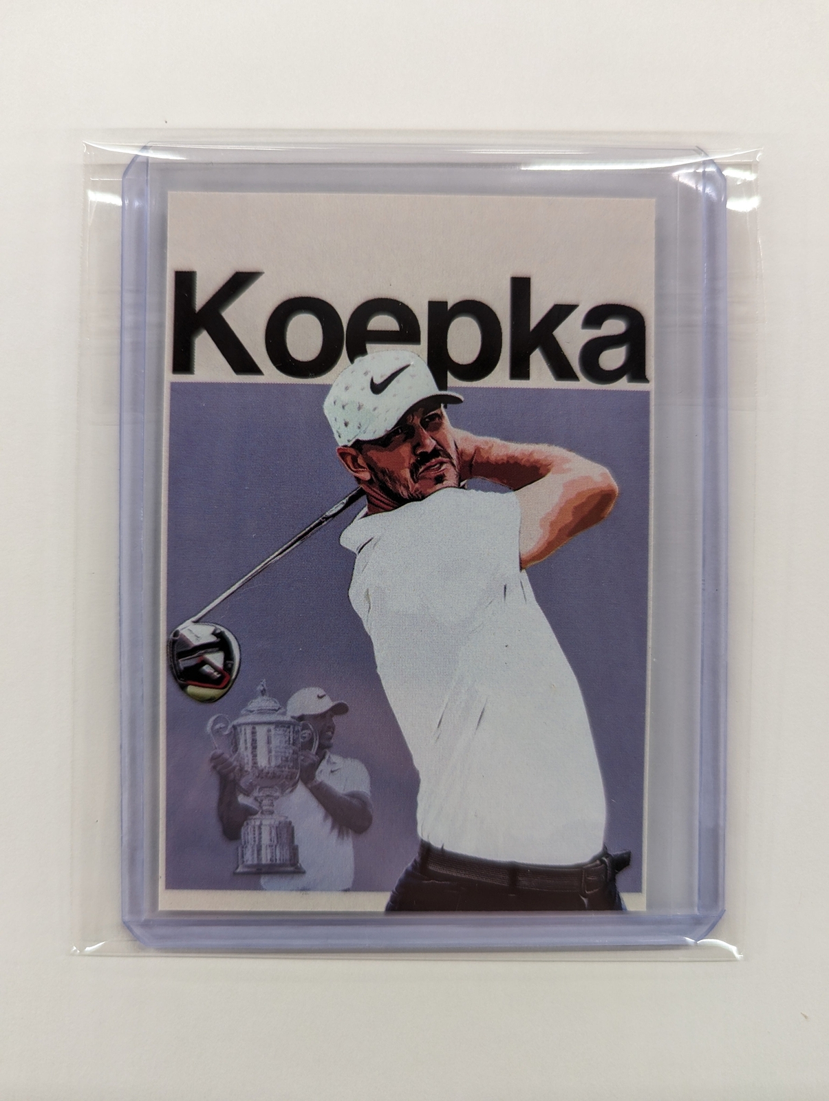 Brooks Keopka Artist Signed Golf Art Card 1/10