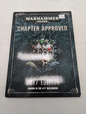 Warhammer 40K Chapter Approved 2017 Edition Book