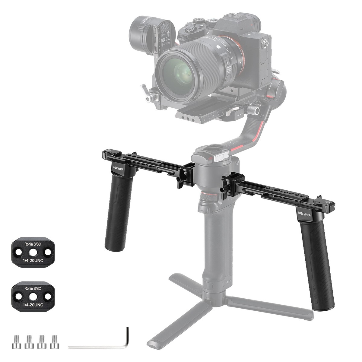 NEEWER Dual Handgrip Kit for DJI Ronin S SC RS 2 RSC 2 RS 3 RS 3