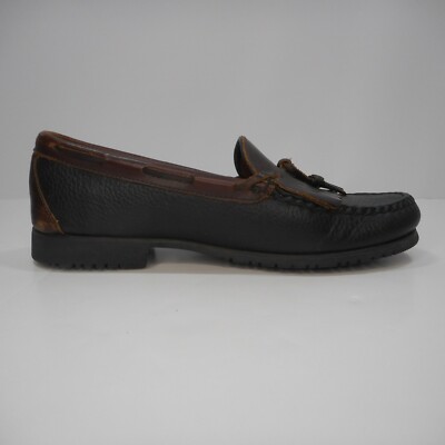 Allen Edmonds Nashua Mens Kiltie Tassel Loafers Sz 10D Black  display picture 1