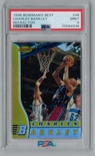 1996-97 Bowman's Best Refractor Charles Barkley #46 HOF  PSA 9  4030*