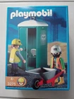 3275: Playmobil construction site: construction workers / toilet / sanitary