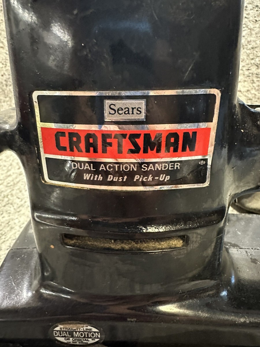 Pad Sander Sears Craftsman 315.11650, Double Insulated, Dual