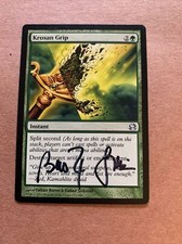 Magic The Gathering Magic Krosan Grip Firmado Artista Prueba x1 MM1 Zoltan Boris & Gabor Szikszai