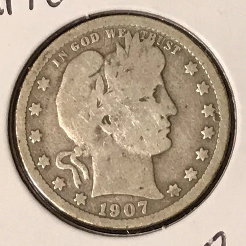 1907-O Barber Quarter G