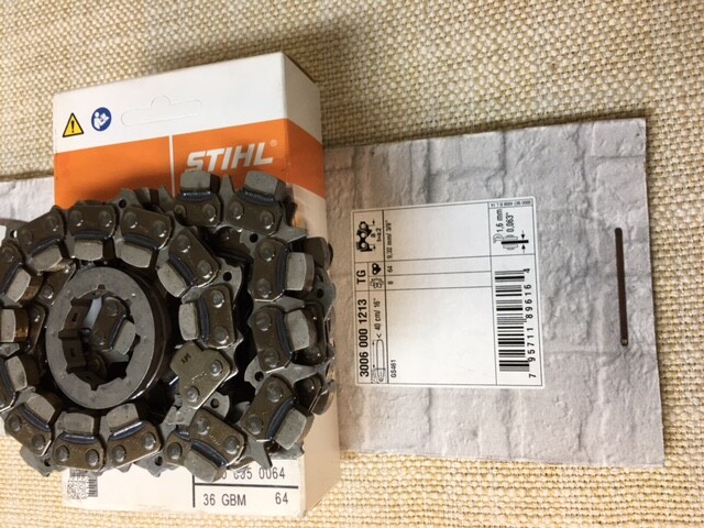 Stihl Rock Saw Bar Chain 3006 000 1513 36 GMB 64 Diamond chain