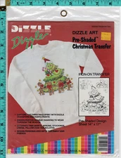 "Christmas Tree" ©1989 Dizzle Pre-Shaded Fashion Transfer # 50030 SEALED