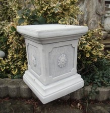 Sockel für Steinfiguren, Steinguss, 25 cm, Säule, Statue, Betonsäule Gartenfigur