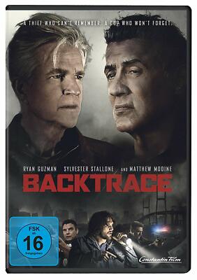 BACKTRACE - SYLVESTER STALLONE,MATTHEW MODINE,RYAN GUZMAN   DVD NEU