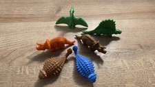 Vintage Toy Dinosaurs Lot Of 6