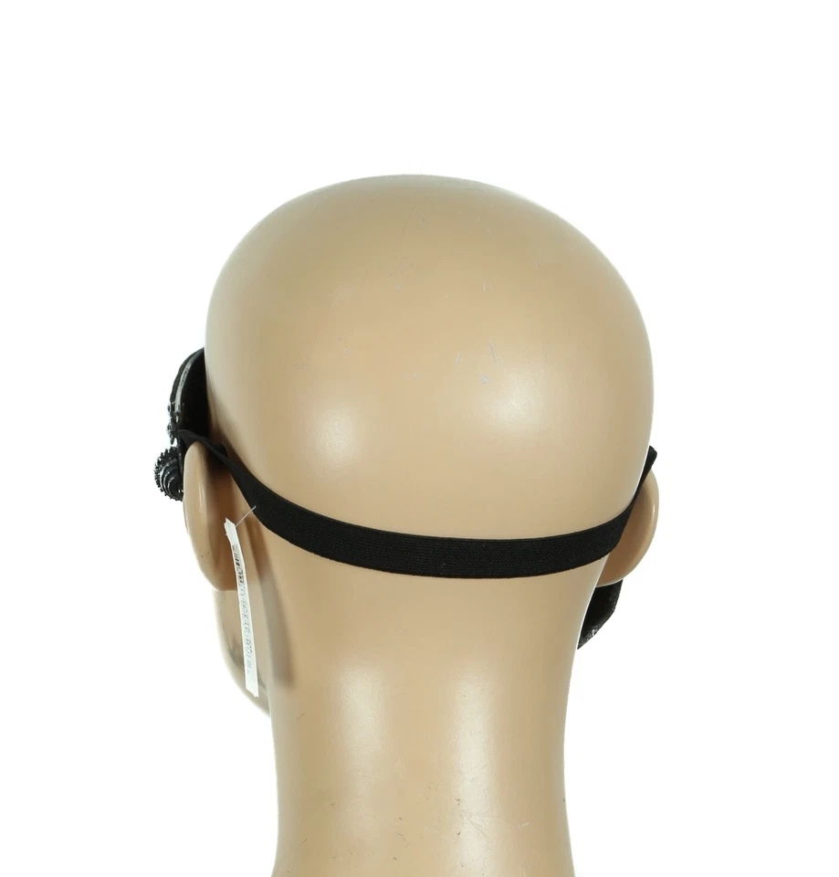 Burning Man Half Mask Steampunk Gear Halloween Costume Masquerade Mask-Silver - Image 3 of 3