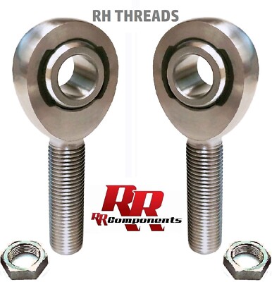 2RH 5/16 -24 Thread x 5/16 Bore, Chromoly Panhard w/ Jams  Rod Ends, Heim Joints