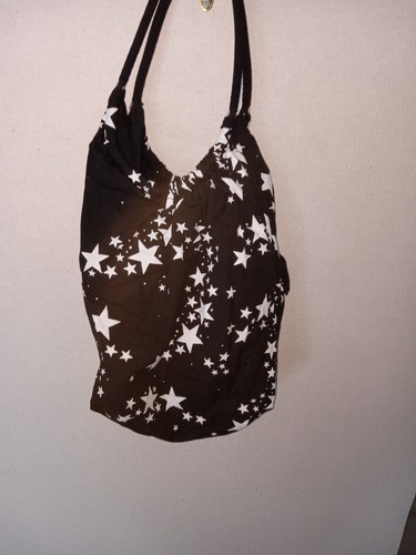 Star Pattern Cotton Beach Bag - Picture 5 of 9