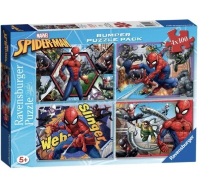 Ravensburger Marvel SPIDER-MAN Bumper Puzzle Pack x 100