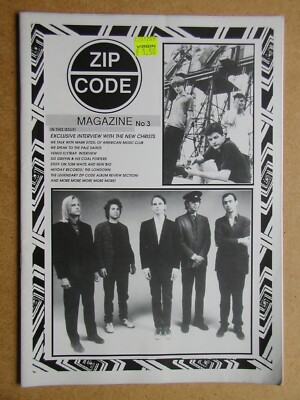 Zip Code Magazine. No. 3. 1989. Music Fanzine. American Music Club, Pale Saints