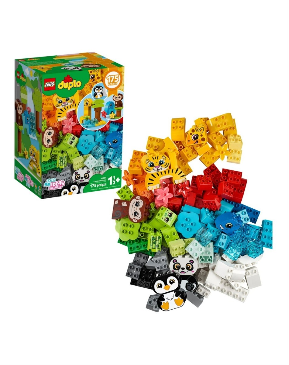 LEGO DUPLO Classic Creative Animals 10934 Building Toy Set (175