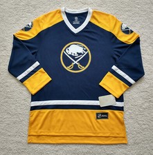 BUFFALO SABRES Blue Line Hockey Jersey M MED NWT