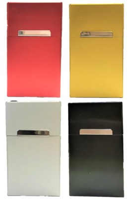 Eclipse Durable Metallic Crushproof Aluminum Cigarette Case, 2ct, 100s, 3119