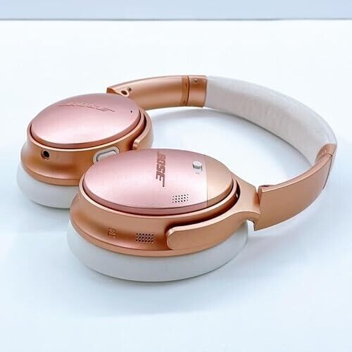 Bose QuietComfort 35 II Noise Cancelling Headphones Rose Gold Limited Color F/J - Picture 4 of 16