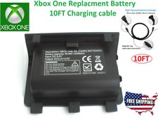 Rechargeable Battery Pack Microsoft XBOX ONE Wireless Controller Charger 10ft