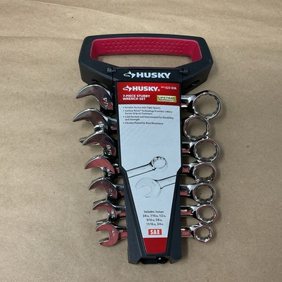 #ad Husky 7 Piece Stubby Wrench Set $17.95