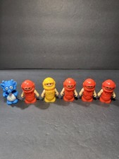 Lot Of 6 Vintage 1984 Playworld Lil Playmates Space Station Astronaut Blue Alien